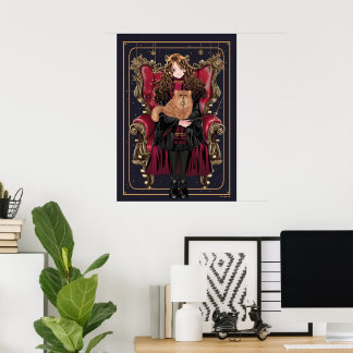 HARRY POTTER™ | Anime Hermione Granger Seated Poster