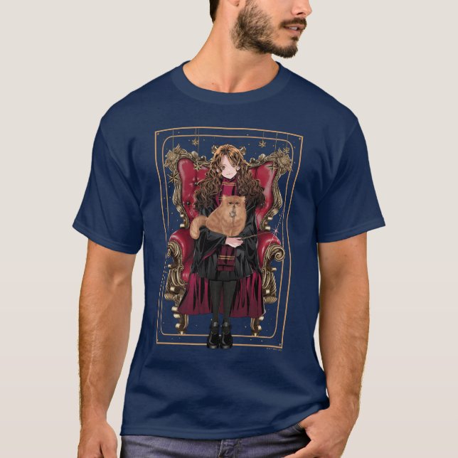 HARRY POTTER™ | Anime Hermione Granger Seated T-Shirt (Front)