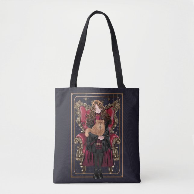 HARRY POTTER™ | Anime Hermione Granger Seated Tote Bag (Front)