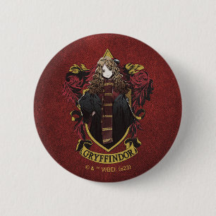 HARRY POTTER™   Anime Hermione House Crest 6 Cm Round Badge