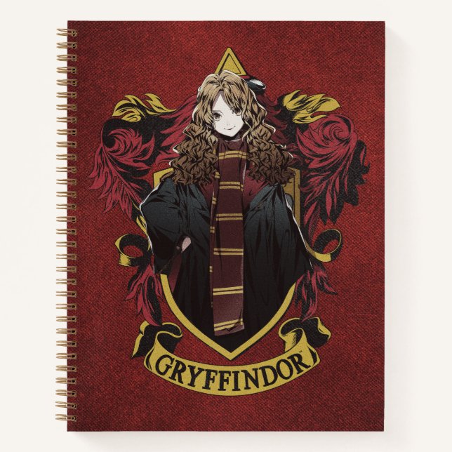 HARRY POTTER™ | Anime Hermione House Crest Notebook (Front)