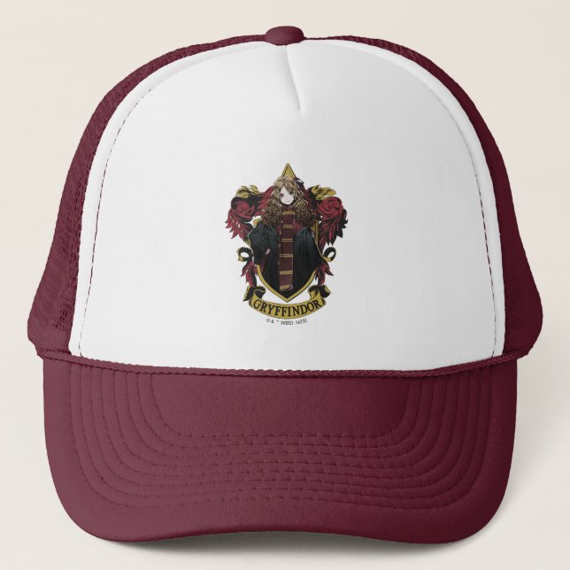 HARRY POTTER™ | Anime Hermione House Crest Trucker Hat (Front)