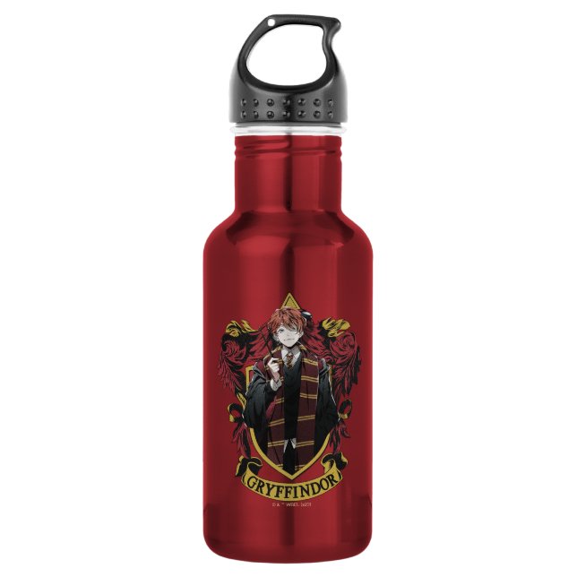 HARRY POTTER™ | Anime Ron Weasley House Crest 532 Ml Water Bottle (Front)