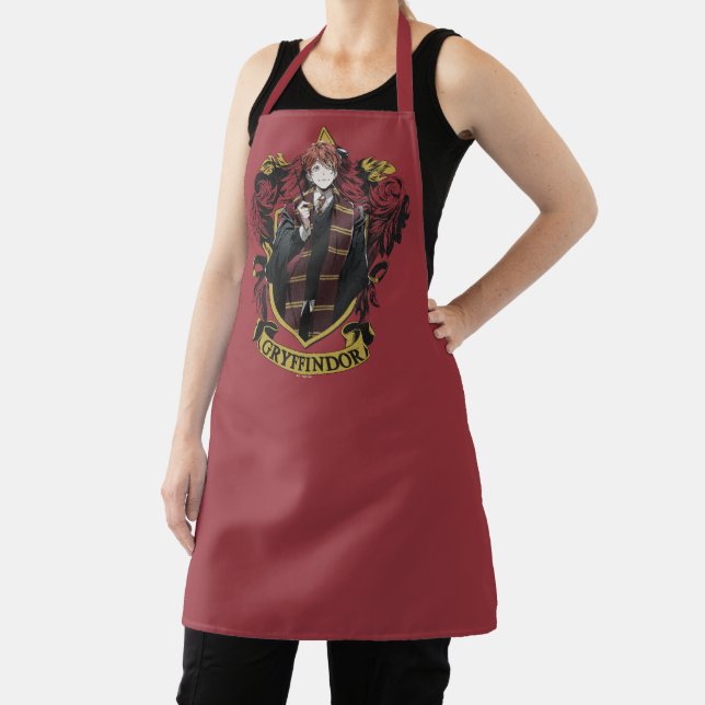 HARRY POTTER™ | Anime Ron Weasley House Crest Apron (Insitu)