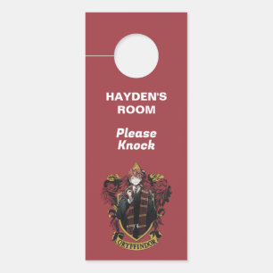 HARRY POTTER™   Anime Ron Weasley House Crest Door Hanger