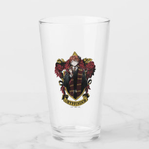 HARRY POTTER™ Anime Ron Weasley House Crest Glass