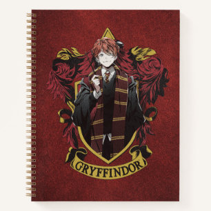 HARRY POTTER™   Anime Ron Weasley House Crest Notebook