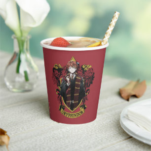 HARRY POTTER™ Anime Ron Weasley House Crest Paper Cups