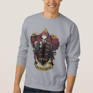 HARRY POTTER™   Anime Ron Weasley House Crest Sweatshirt