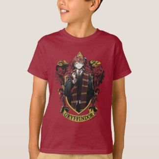 HARRY POTTER™ | Anime Ron Weasley House Crest T-Shirt