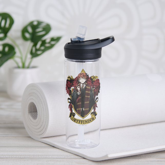HARRY POTTER™ | Anime Ron Weasley House Crest Water Bottle (Yoga)
