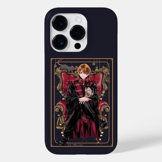 HARRY POTTER™ | Anime Ron Weasley Seated Case-Mate iPhone Case (Back)