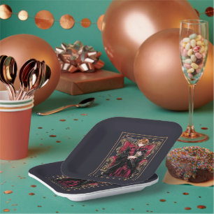 HARRY POTTER™   Anime Ron Weasley Seated Paper Plate