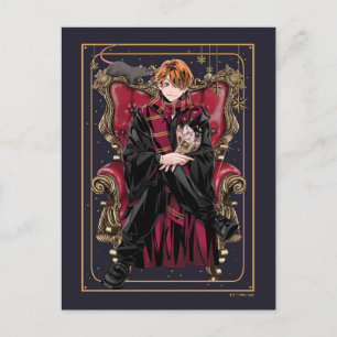 HARRY POTTER™ Anime Ron Weasley Seated Postcard