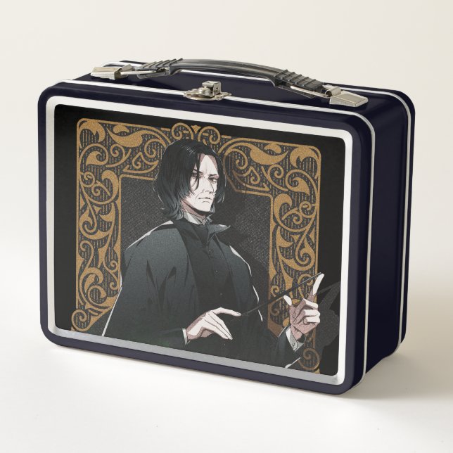 HARRY POTTER™ | Anime Snape Frame Graphic Metal Lunch Box (Front)