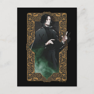 HARRY POTTER™   Anime Snape Frame Graphic Postcard