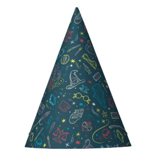 HARRY POTTER™ Artefacts Line Art Pattern Party Hat