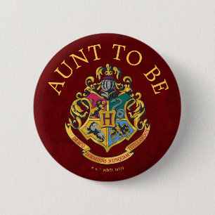 Harry Potter Baby Shower   Aunt To Be 6 Cm Round Badge
