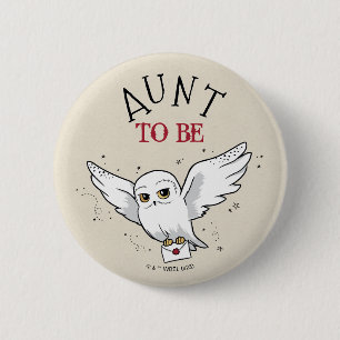 Harry Potter Baby Shower Aunt To Be 6 Cm Round Badge