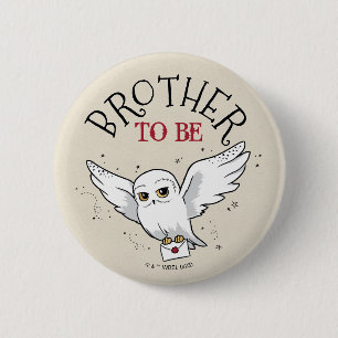 Harry Potter Baby Shower   Brother To Be 6 Cm Round Badge