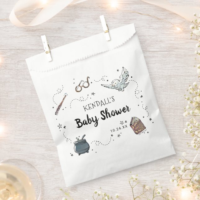 HARRY POTTER™ Baby Shower Favour Bags (Clipped)