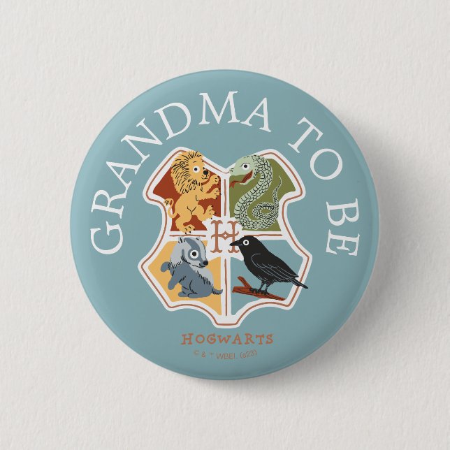 Harry Potter Baby Shower | Grandma To Be 6 Cm Round Badge (Front)
