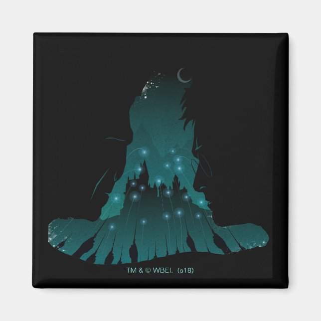 Harry Potter | Battle Of Hogwarts Wizard Hat Magnet (Front)