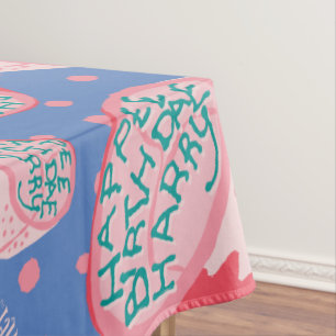 HARRY POTTER™ Birthday Cake Pattern Tablecloth