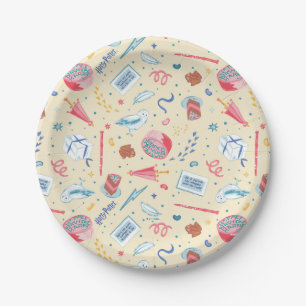HARRY POTTER™ Birthday Celebration Pattern Paper Plate
