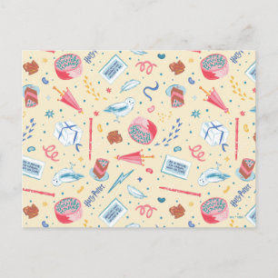 HARRY POTTER™ Birthday Celebration Pattern Postcard