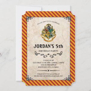 Harry Potter Birthday Invitation
