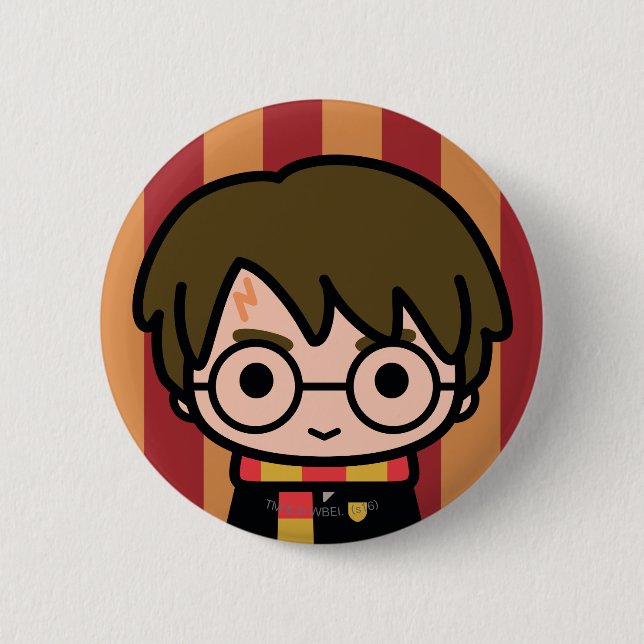 Harry Potter Cartoon Character Art 6 Cm Round Badge (Front)