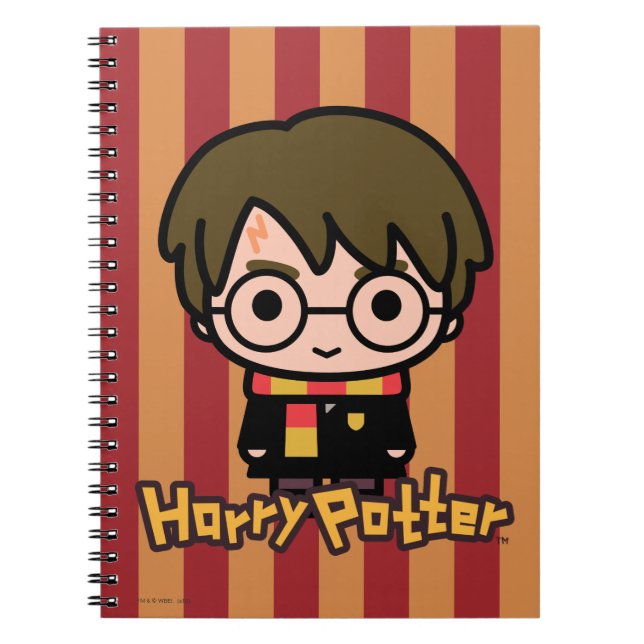 Harry Potter Cartoon Character Art Notebook (Front)