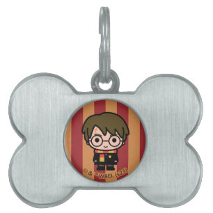 Harry Potter Cartoon Character Art Pet ID Tag