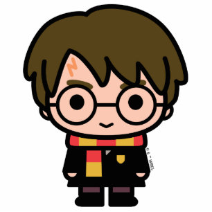 Harry Potter Cartoon Character Art Photo Sculpture Magnet