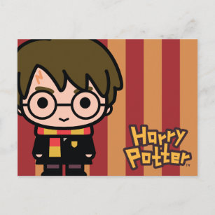 Harry Potter Cartoon Character Art Postcard