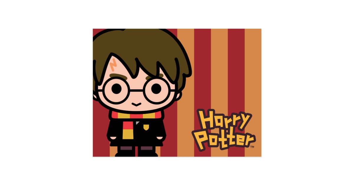 Harry Potter Cartoon Character Art Postcard | Zazzle.co.uk