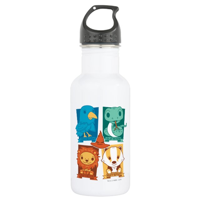HARRY POTTER™ | CARTOON HOGWARTS™ HOUSES 532 ML WATER BOTTLE (Front)