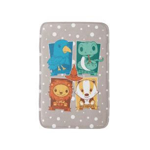 HARRY POTTER™   CARTOON HOGWARTS™ HOUSES BATH MAT