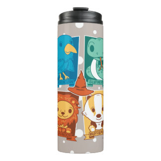 HARRY POTTER™ | CARTOON HOGWARTS™ HOUSES THERMAL TUMBLER