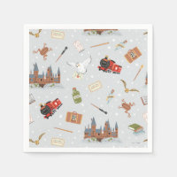 Harry Potter Cartoon Hogwarts Pattern