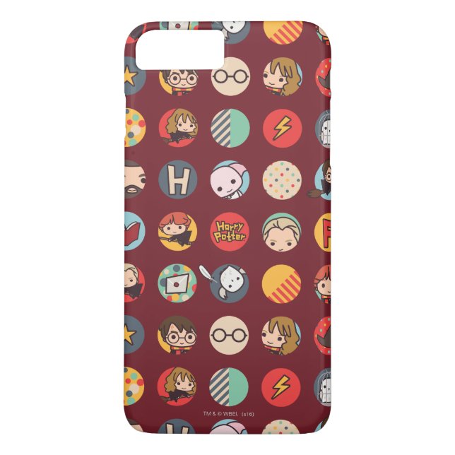 Harry Potter Cartoon Icons Pattern Case-Mate iPhone Case (Back)