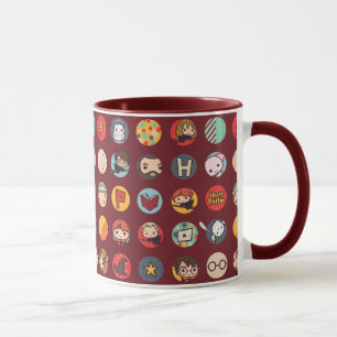 Harry Potter Cartoon Icons Pattern Mug