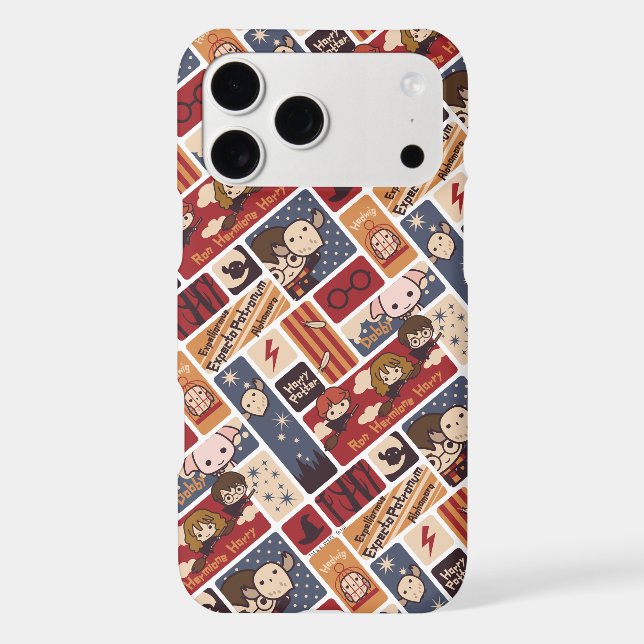 Harry Potter Cartoon Scenes Pattern (Back)