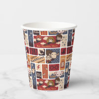 Harry Potter Cartoon Scenes Pattern