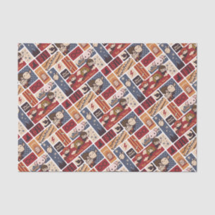 Harry Potter Cartoon Scenes Pattern Tissue Paper