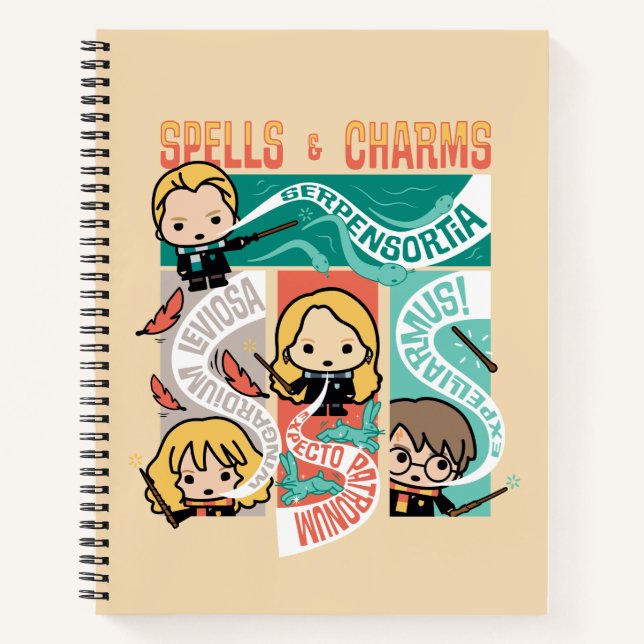 HARRY POTTER™ | CARTOON SPELLS & CHARMS NOTEBOOK (Front)