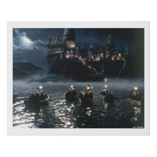 Harry Potter Castle   Arrival at Hogwarts Faux Canvas Print