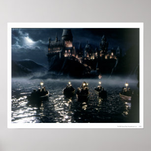 Harry Potter Castle   Arrival at Hogwarts Poster