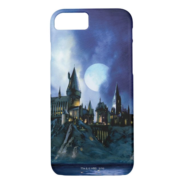 Harry Potter Castle | Hogwarts at Night Case-Mate iPhone Case (Back)